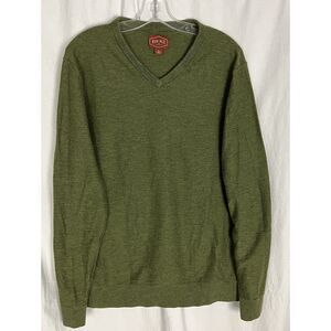 Red Ale by‎ Alesbury Sweater Mens XL Green Long Sleeve Pullover V-Neck Cotton